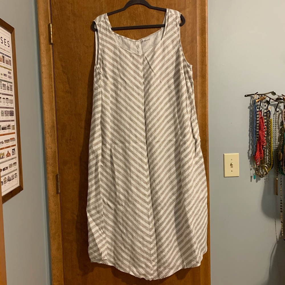 3X // linen maxi